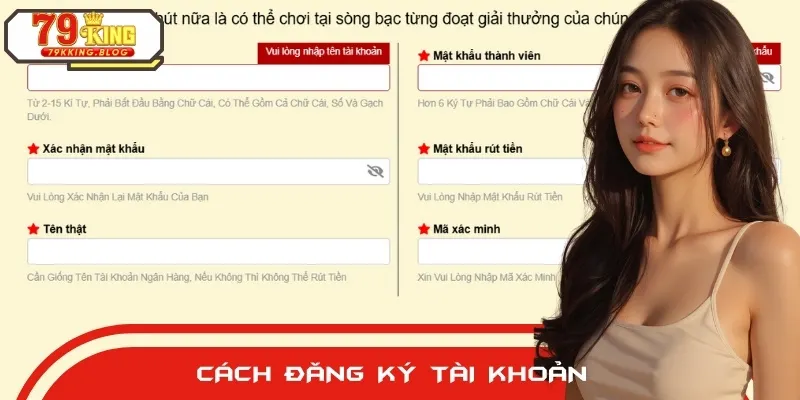 Hướng dẫn từng bước đăng ký tài khoản 79KING nhanh chóng, an toàn