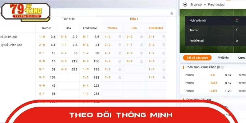 Thành viên chú ý theo dõi các thông tin liên quan đến trận đấu 